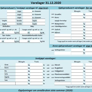 bilde varelagerskjema 2020
